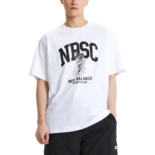 New Balance Uni Nbsc T Shirt Men's White