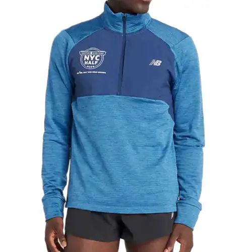 New Balance Heat Grid Sweatshirt Men's Blue