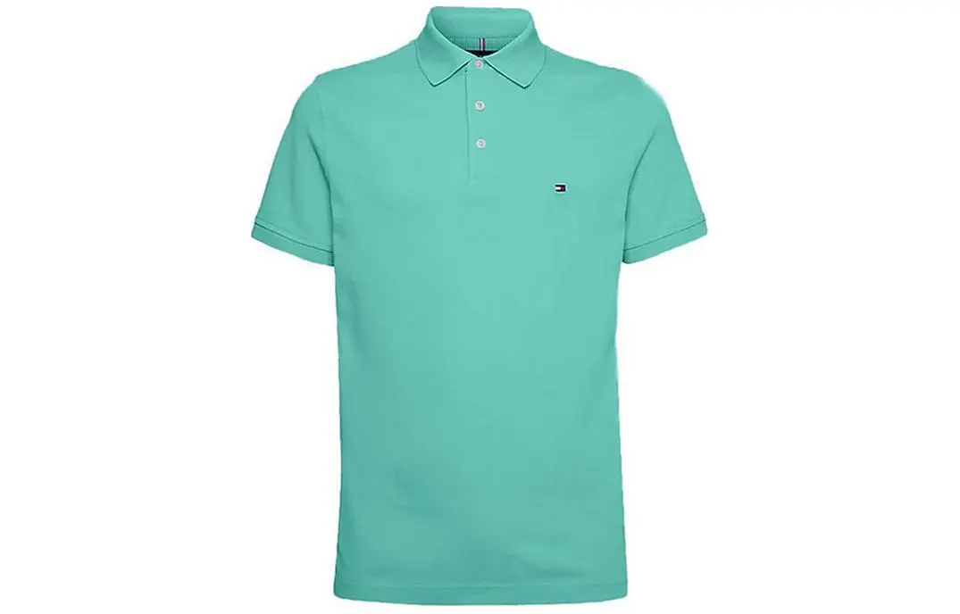 Tommy Hilfiger Polo Shirt Men's Mint Green