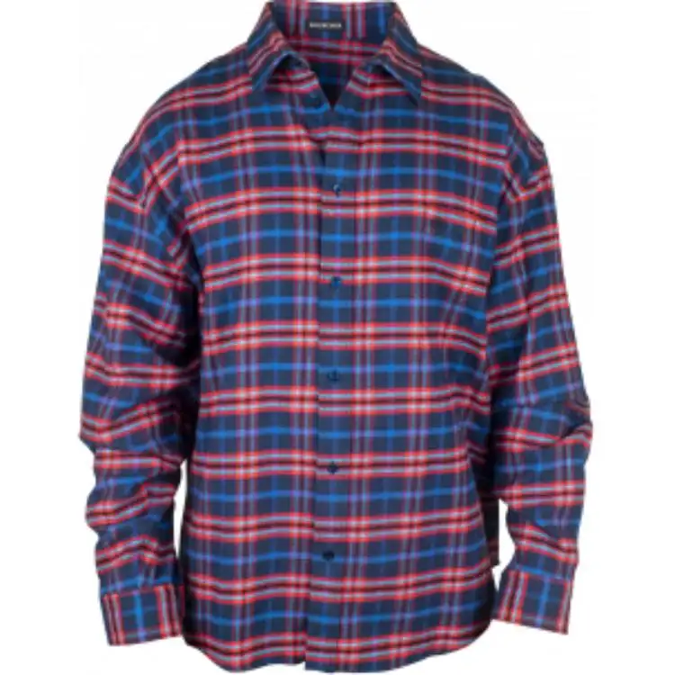 Balenciaga Shirt Men's Red Blue