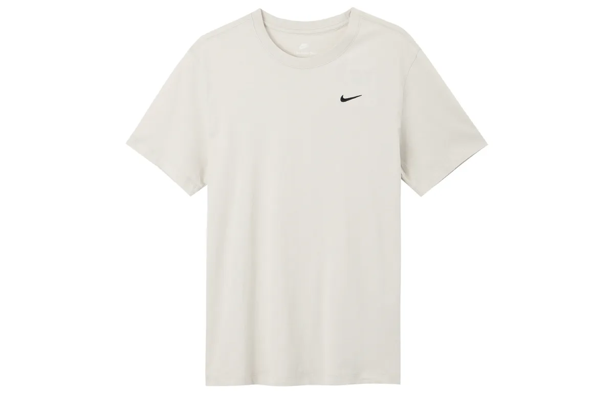 Nike T-Shirts Men's Light Bone Crew Neck Moderate