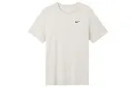 Nike T Shirts Men's Light Bone Crew Neck Moderate Straight Fit