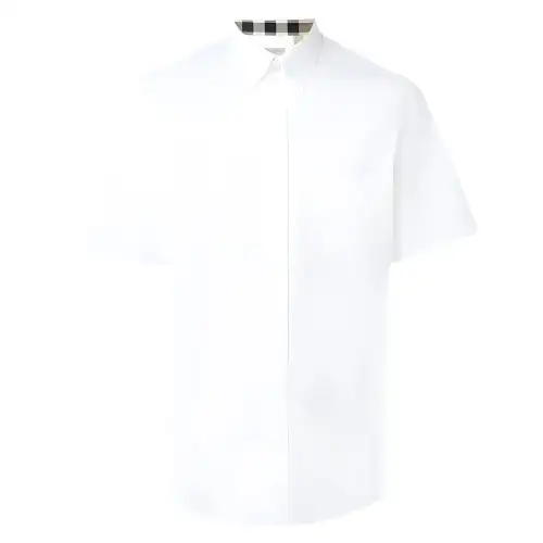Burberry Shirts Men's White Lapel Moderate Other