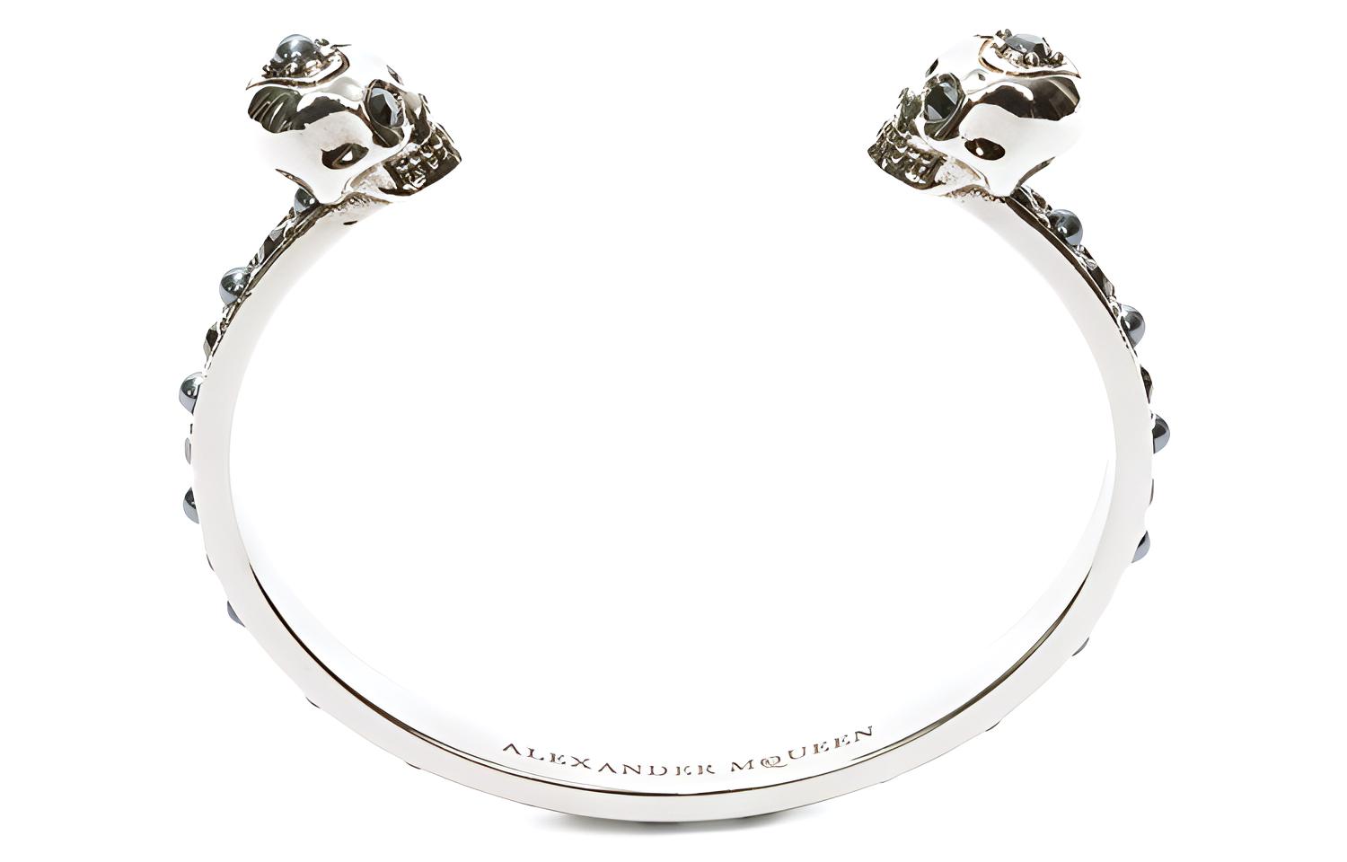 Женский браслет Alexander McQueen 553653J160Y1328 (серебристый) — фото 4