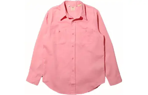Levi's Shirts Men's Pink Pointed Collar Moderate Other