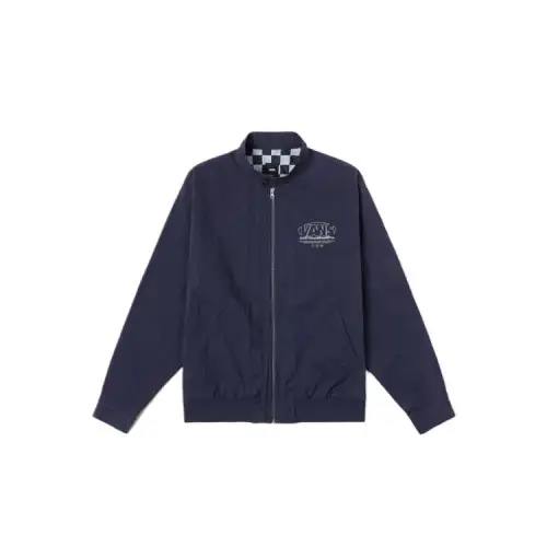Vans Jackets Men's Night Blue Stand Collar Thin Other
