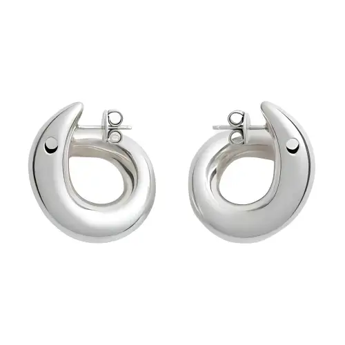Bottega Veneta Sterling Silver Earrings Women's Silver
