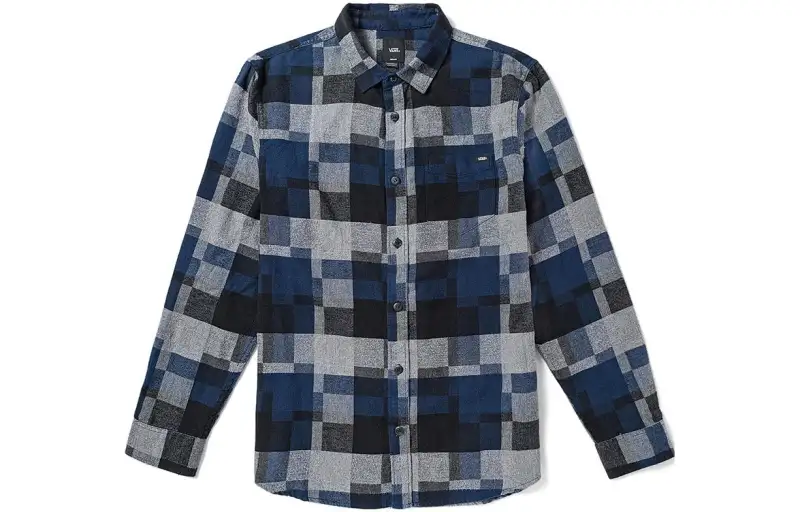 Vans Shirt Men's Dark Blue/Black