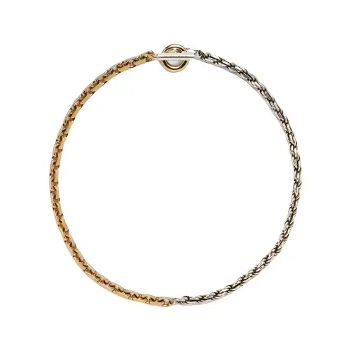Bottega Veneta Sterling Silver Bracelets Men's Silver