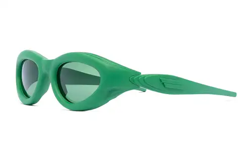 Bottega Veneta Eyewear Oval Frame Sunglasses