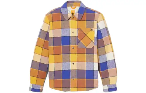 Timberland Shirts Men's Yellow Lapel Moderate Shirt