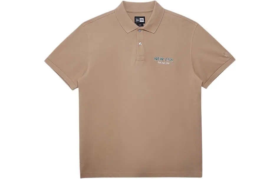 New Era College Renewal Series Polo Shirt Unisex Khaki