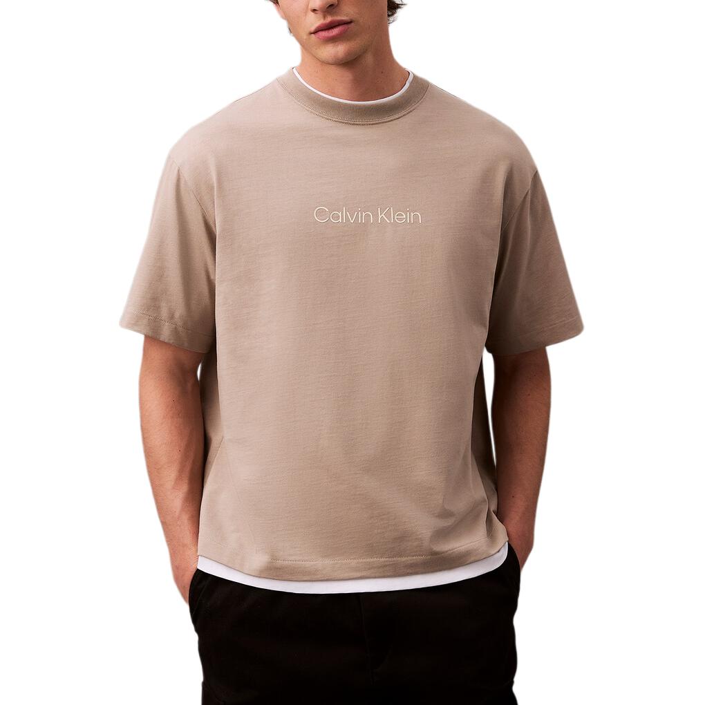 Мужская футболка CALVIN KLEIN T (ретро-каки)