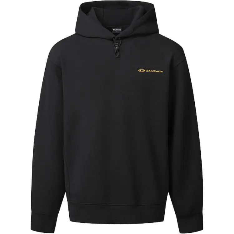 SALOMON Hoodie M Sweatshirt Men's Black