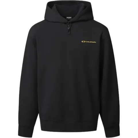 SALOMON Hoodie M Sweatshirt Men's Black