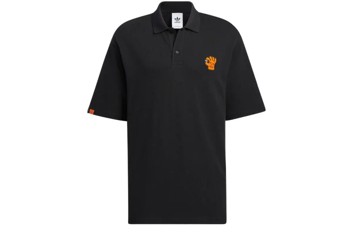 Adidas Originals Polo Shirt International Version Unisex Black