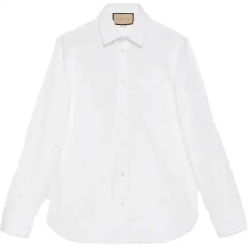 Gucci Interlocking G logo-print cotton shirt