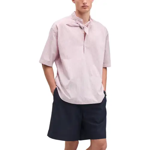 HERMES SS25 Shirt Men's Cotton Candy