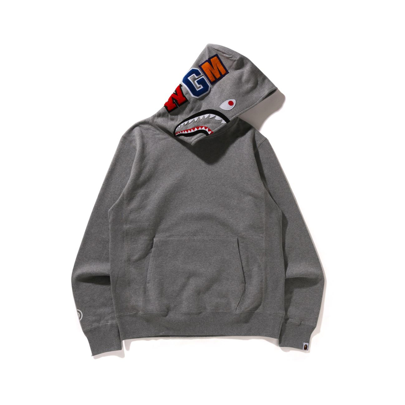 Мужское худи A BATHING APE Shark Hoodie (черное)