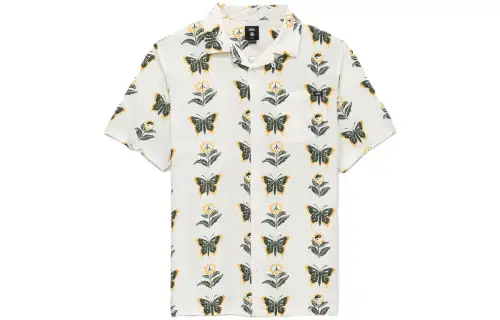 Vans Shirts Men's Antique White Lapel Moderate Other