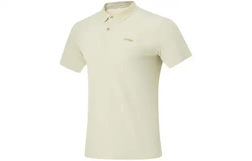 Li Ning Fitness Series Polo Shirt Men's Porcelain Secret