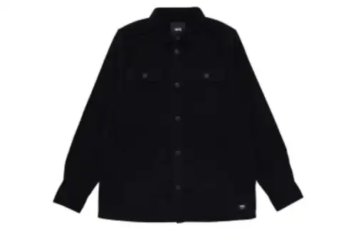 Vans Shirts Men's Black Lapel Moderate Other