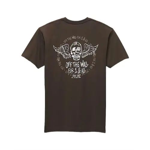 Vans T Shirt Men's Coffee Brown