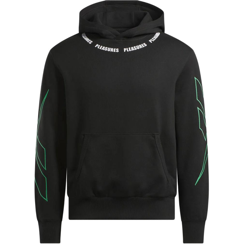 Reebok PLEASURES HOODIE Sweatshirt Unisex Black