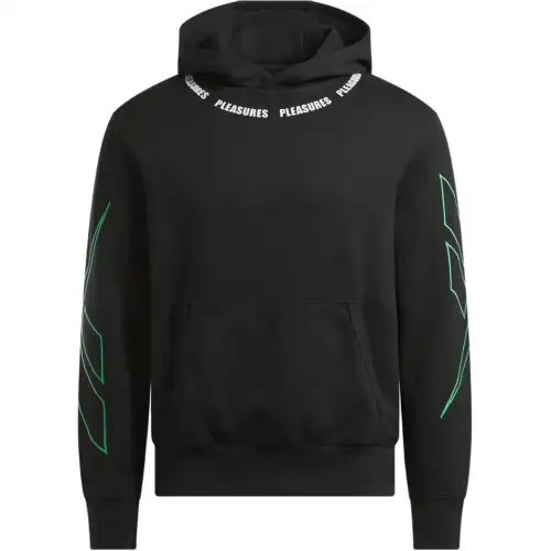 Reebok PLEASURES HOODIE Sweatshirt Unisex Black