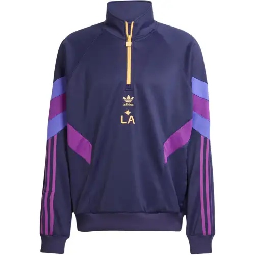 Adidas Originals La Galaxy Originals Half Zip Crew Sweatshirt