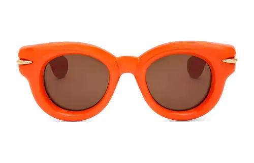 LOEWE Oval Sunglasses Men's Orange