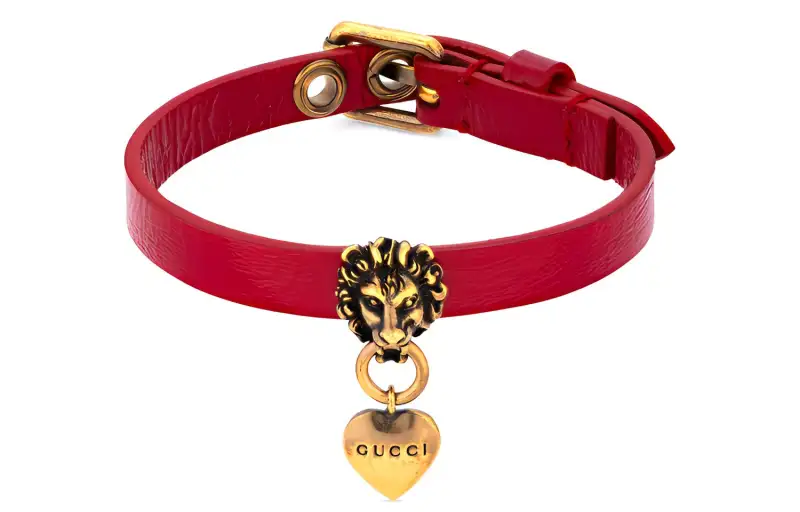 GUCCI Metal Wristbands Unisex Red