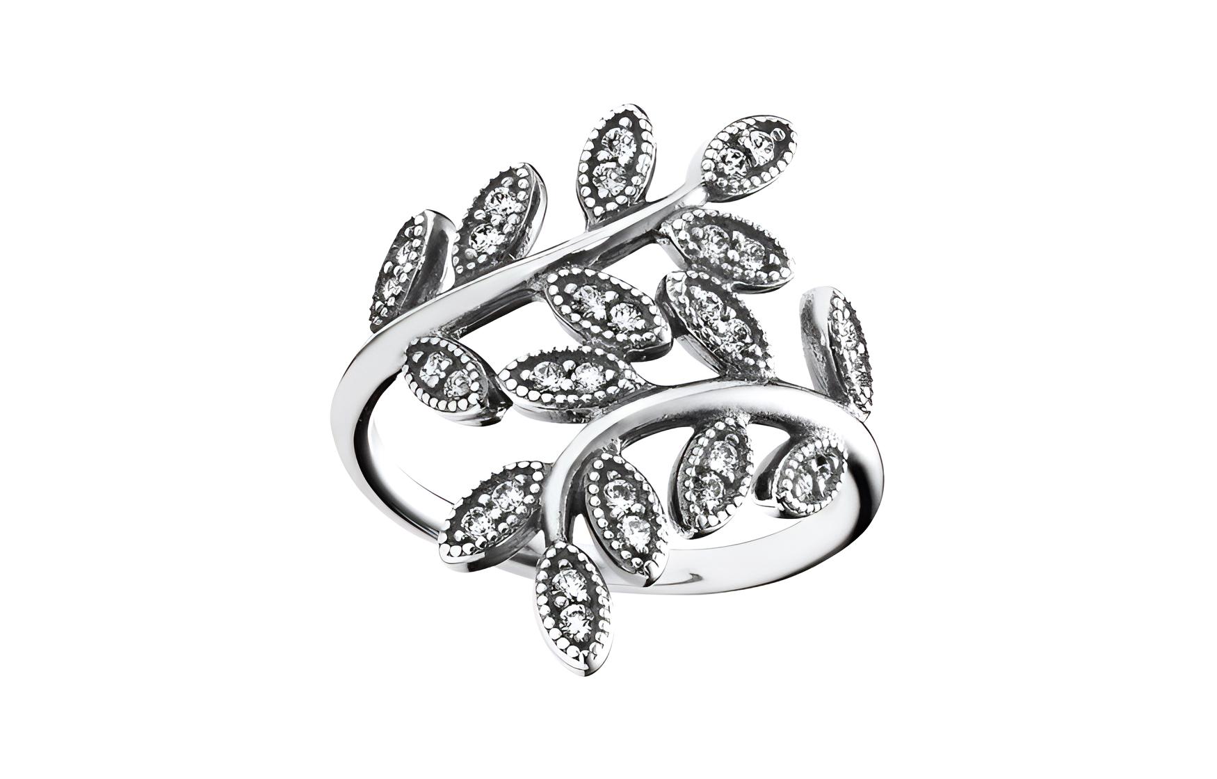 Женское кольцо Pandora (серебряное) — фото 2