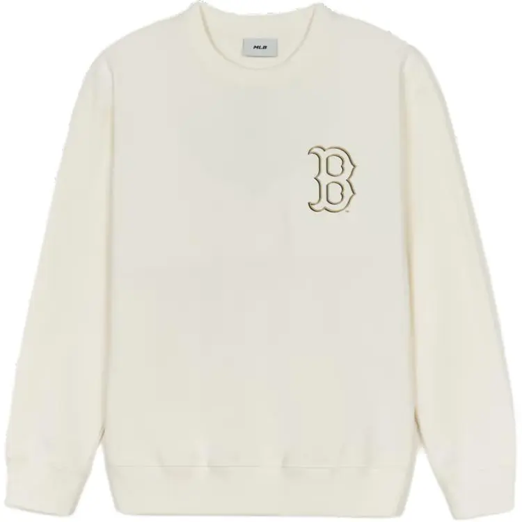 MLB Basic Mega Boston Red Sox Sweatshirt Unisex Cream