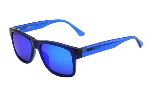 PUMA Acetate Irregular Shape Sunglasses Men's Blue
