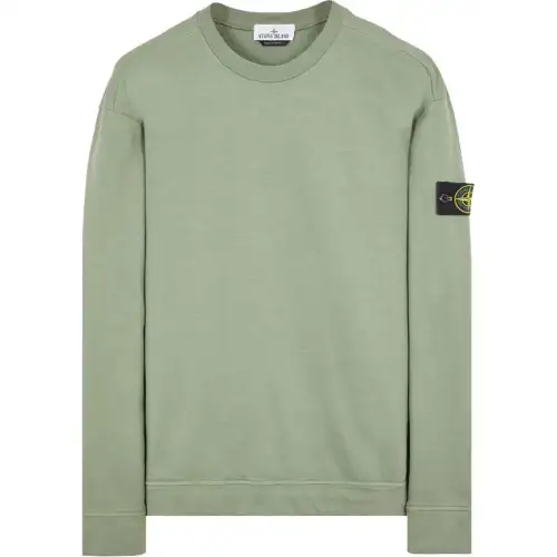 STONE ISLAND Logo Patch Crewneck Sweatshirt