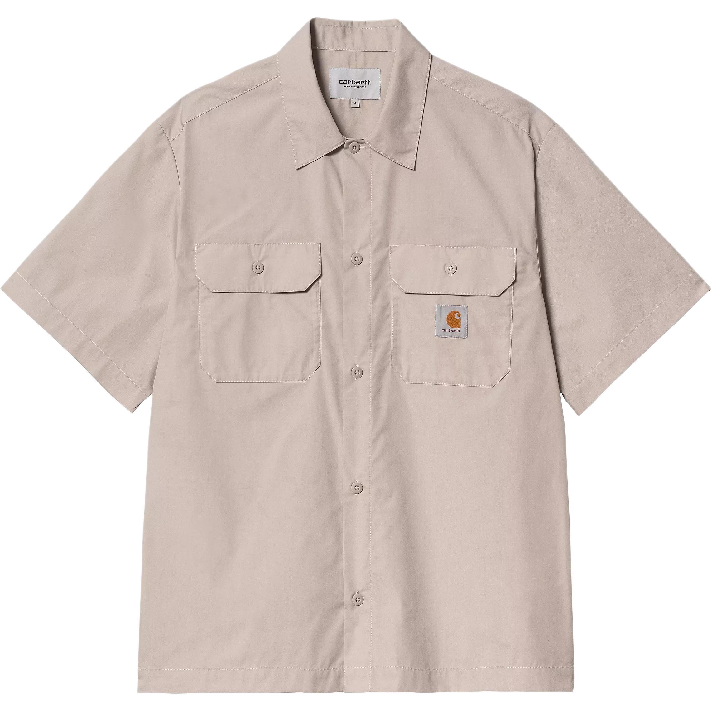Мужская рубашка Carhartt WIP SS25 с коротким рукавом (хаки)
