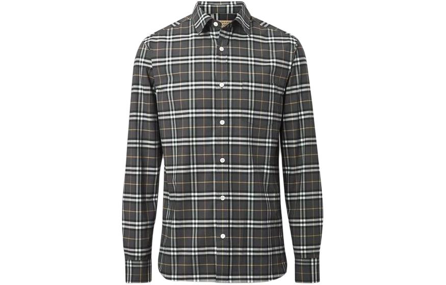 Мужская рубашка Burberry FW22 (многоцветная)