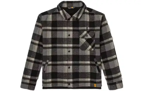 Timberland Shirts Unisex Black Pointed Collar Moderate Other