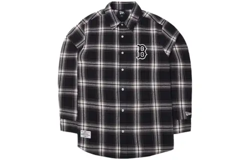 New Era MLB, long-sleeve, black colored shirt for men and women, 90 years, punk style, with embroidery