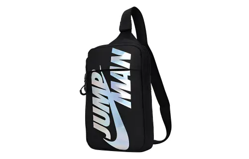 Jordan Polyester Crossbody Bag, Fanny Pack Unisex Black