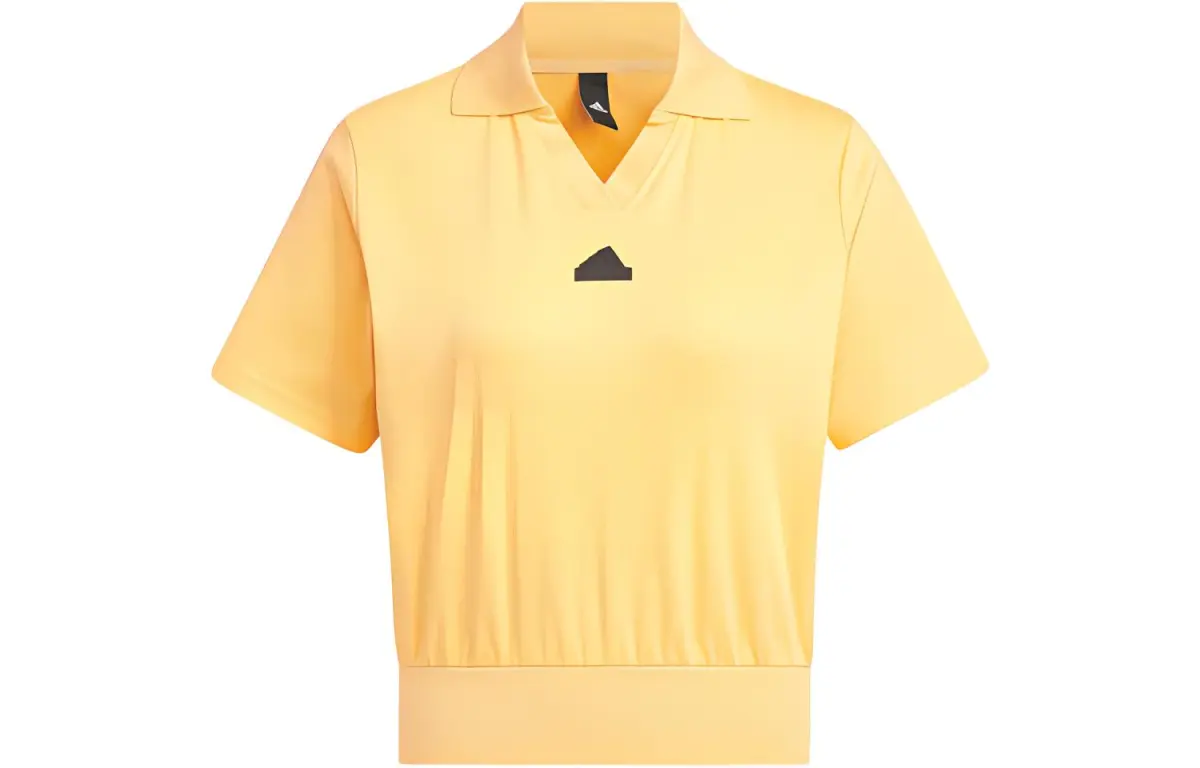 Adidas Sportswear Tee Polo Shirt Women's Bright Yellow