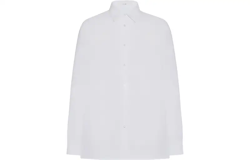 THE ROW Shirts Men's White Lapel Moderate Other