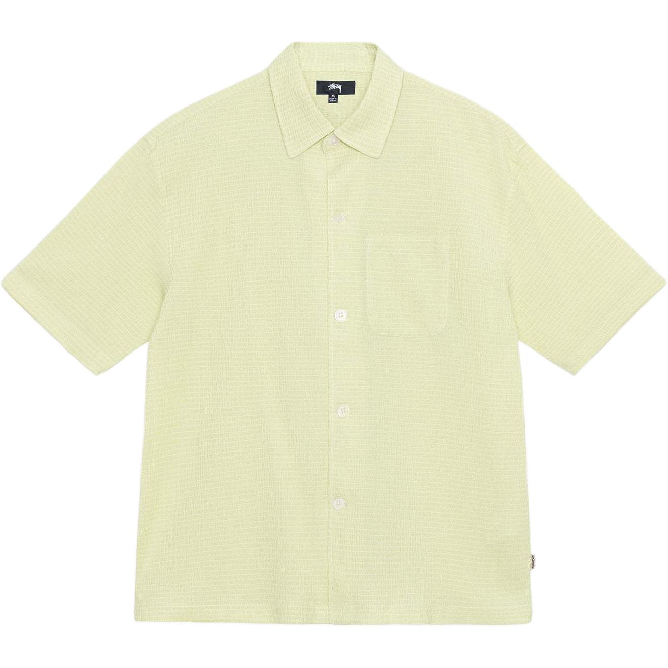 Рубашка Stussy SS24 BOXY FLAT HEM SHIRT (черная)