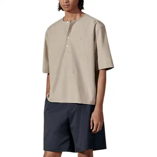 HERMES SS24 Shirt Men's Sand Yellow