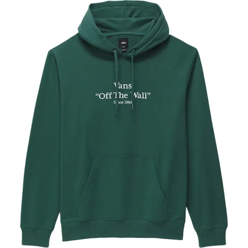 Vans Quoted Loose Pullover Hoodie Sweatshirt Men's Green