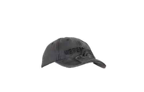 Vetements Logo Embroidered Curved Peak Cap