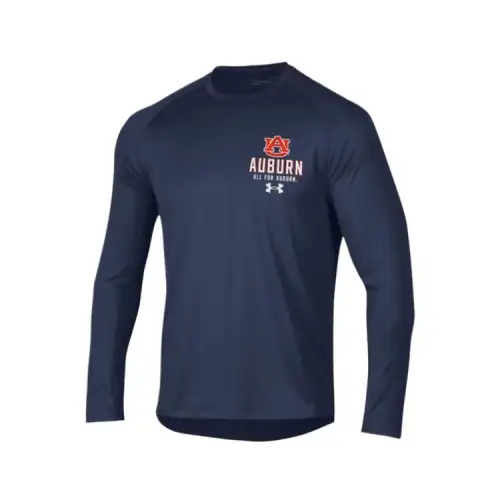 Under Armour TechCollegiate T Shirt Men's Marine Blue