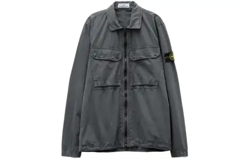 STONE ISLAND Shirt Men's Lead Gray