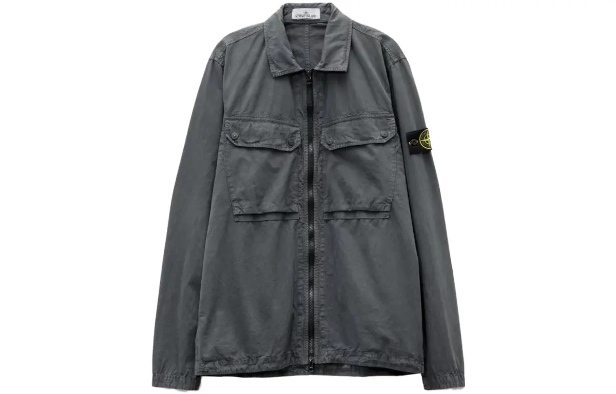 STONE ISLAND Shirt Men's Lead Gray